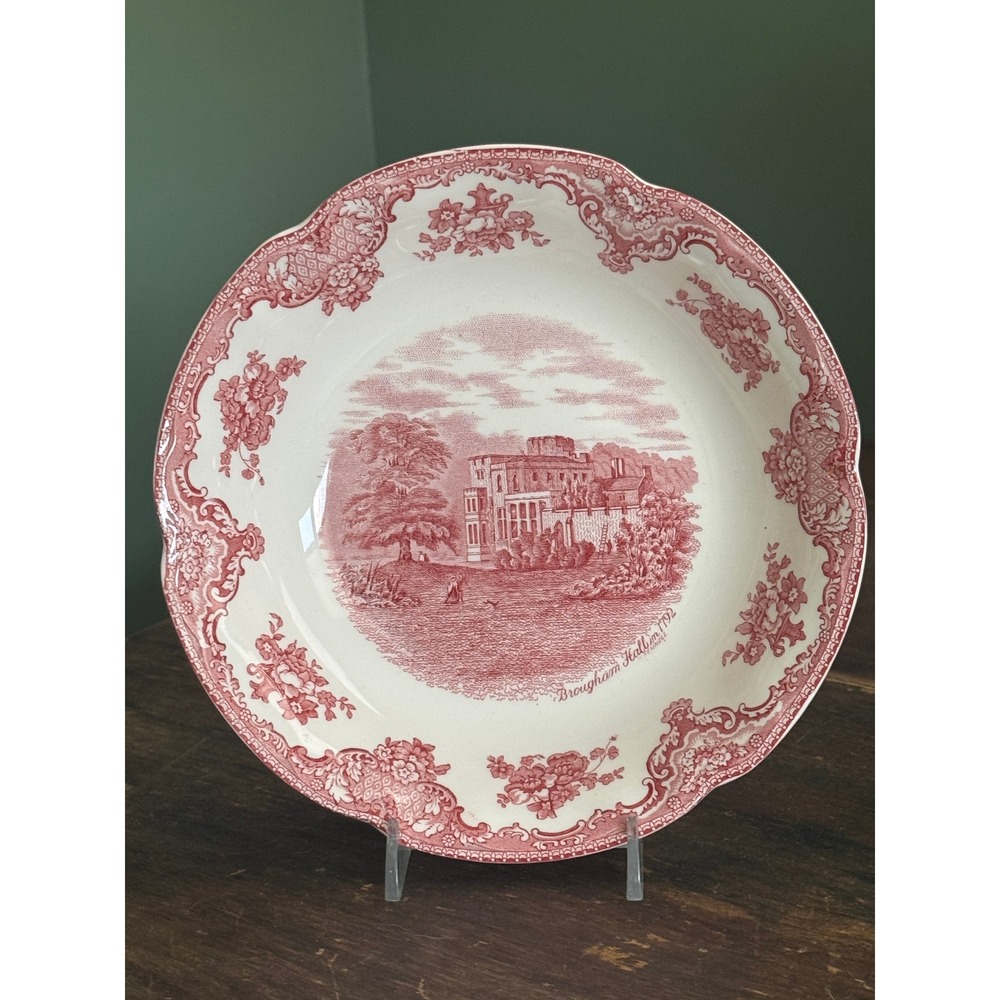 Johnson Brothers Old Britain Castles Red 7 5/8" Bowl England